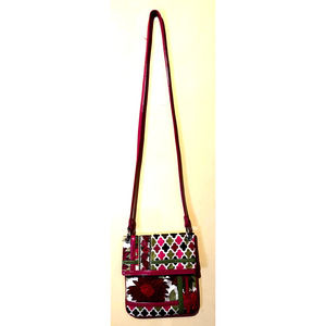 Vera Bradley Flipster  Hello Dahlia Crossbody Bag with matching kiss-lock wallet